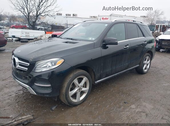 4JGDA5HB0JB172502 2018 MERCEDES-BENZ GLE 350 Черный Передняя левая четверть