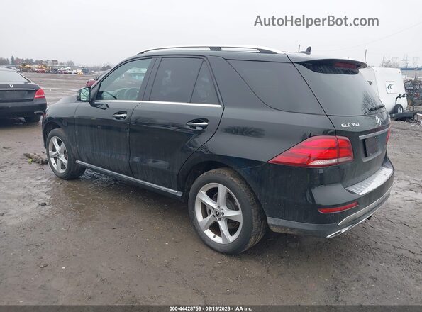 4JGDA5HB0JB172502 2018 MERCEDES-BENZ GLE 350 Черный Задняя левая четверть