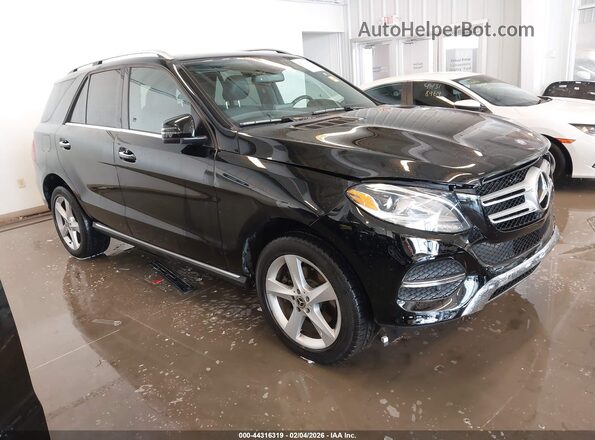 4JGDA5HB1HA916172 2017 MERCEDES-BENZ GLE 350 Черный Передняя правая четверть