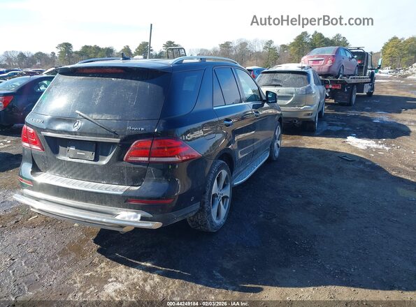 4JGDA5HB2HA922305 2017 MERCEDES-BENZ GLE 350 Black Tył prawy