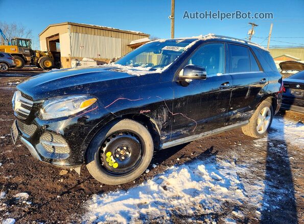 4JGDA5HB2JB152218 2018 MERCEDES-BENZ GLE Черный Передняя левая четверть