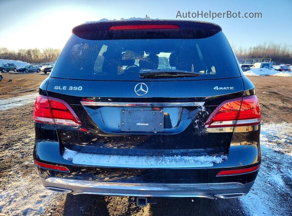 4JGDA5HB2JB152218 2018 MERCEDES-BENZ GLE Черный Вид сзади