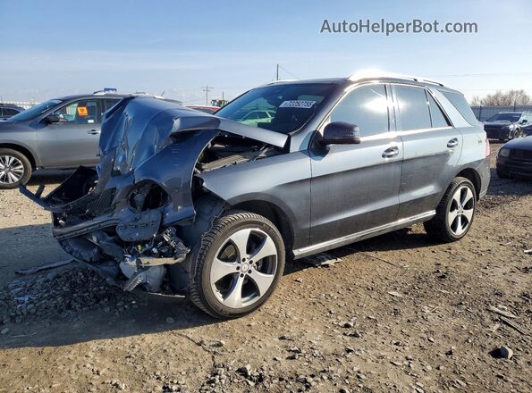 4JGDA5HB3GA780318 2016 MERCEDES-BENZ GLE Серый Передняя левая четверть