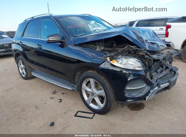 4JGDA5HB4HA965415 2017 MERCEDES-BENZ GLE 350 Black Przód prawy