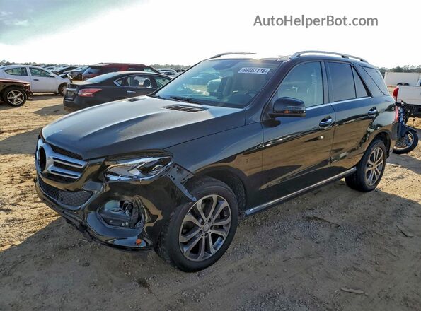 4JGDA5HB6GA631899 2016 MERCEDES-BENZ GLE Черный Передняя левая четверть