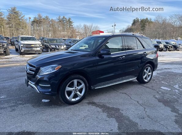 4JGDA5HB6JB066457 2018 MERCEDES-BENZ GLE 350 Blue Передня ліва чверть