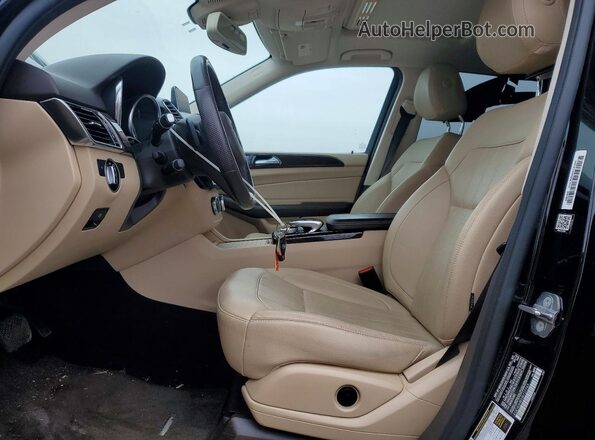 4JGDA5HB6JB127743 2018 MERCEDES-BENZ GLE Черный Вид салона спереди