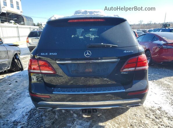 4JGDA5HB7HA919285 2017 MERCEDES-BENZ GLE Черный Вид сзади