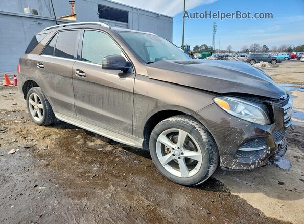 4JGDA5HB8GA787328 2016 MERCEDES-BENZ GLE Brown Przód prawy