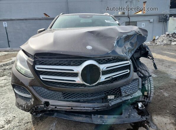 4JGDA5HB8GA787328 2016 MERCEDES-BENZ GLE Brown Widok z przodu
