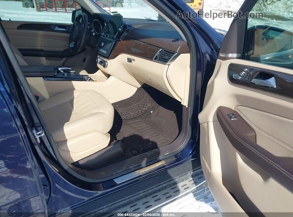 4JGDA5HB8HA818689 2017 MERCEDES-BENZ GLE 350 Dark Blue Вид салона спереди