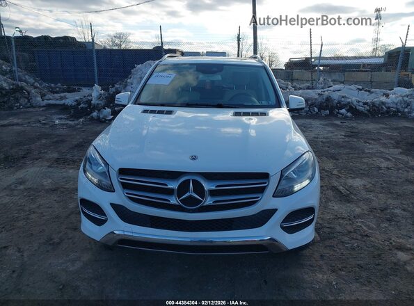 4JGDA5HB8JB196238 2018 MERCEDES-BENZ GLE 350 White Instrument cluster view