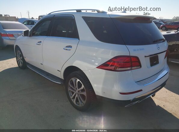 4JGDA5HB9HA850812 2017 MERCEDES-BENZ GLE 350 Белый Задняя левая четверть