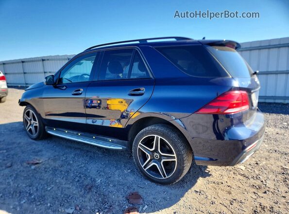 4JGDA5HB9JB156153 2018 MERCEDES-BENZ GLE Синий Задняя левая четверть