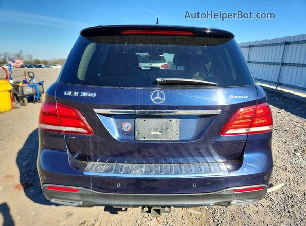 4JGDA5HB9JB156153 2018 MERCEDES-BENZ GLE Синий Вид сзади