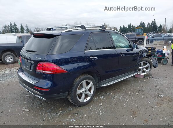 4JGDA5HB9JB196927 2018 MERCEDES-BENZ GLE 350 Dark Blue Rear right