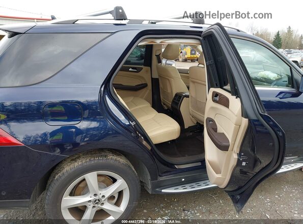 4JGDA5HB9JB196927 2018 MERCEDES-BENZ GLE 350 Dark Blue VIN sticker view