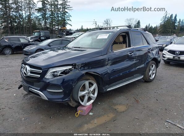 4JGDA5HB9JB196927 2018 MERCEDES-BENZ GLE 350 Dark Blue Front left