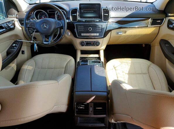 4JGDA5JB3GA639033 2016 MERCEDES-BENZ GLE Серебряный Вид панели приборов