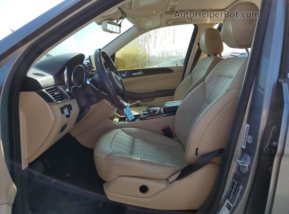 4JGDA5JB3GA639033 2016 MERCEDES-BENZ GLE Серебряный Вид салона спереди