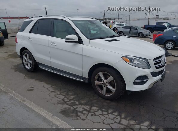 4JGDA5JB3JB074008 2018 MERCEDES-BENZ GLE 350 White წინა მარჯვენა
