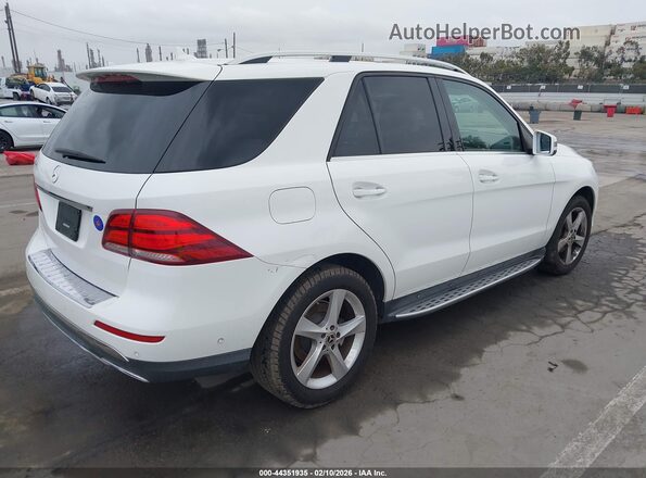 4JGDA5JB3JB074008 2018 MERCEDES-BENZ GLE 350 White უკანა მარჯვენა