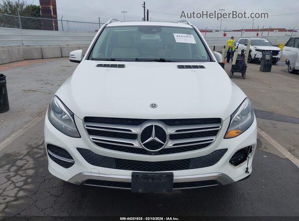 4JGDA5JB3JB074008 2018 MERCEDES-BENZ GLE 350 White ხელსაწყოთა პანელის ხედი