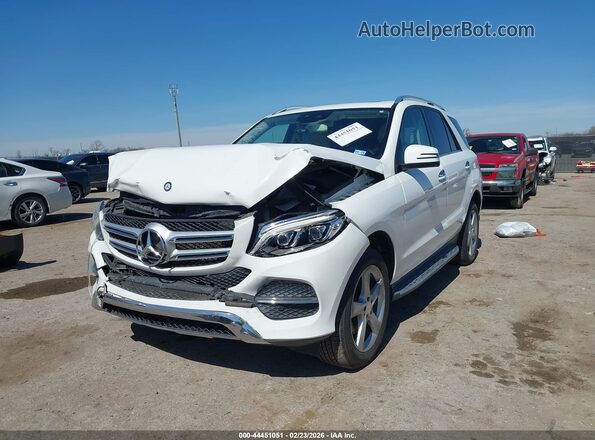 4JGDA5JB5HA814660 2017 MERCEDES-BENZ GLE 350 White Przód lewy