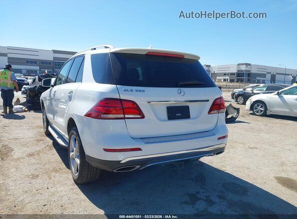 4JGDA5JB5HA814660 2017 MERCEDES-BENZ GLE 350 White Tył lewy