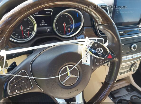 4JGDA5JB5HA814660 2017 MERCEDES-BENZ GLE 350 White Widok deski rozdzielczej