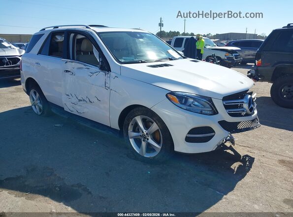 4JGDA5JB7JB173656 2018 MERCEDES-BENZ GLE 350 Белый Передняя правая четверть