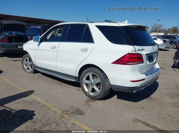 4JGDA5JB7JB173656 2018 MERCEDES-BENZ GLE 350 Белый Задняя левая четверть