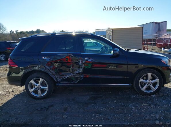 4JGDA5JB9JB186327 2018 MERCEDES-BENZ GLE 350 Черный Вид задней части салона