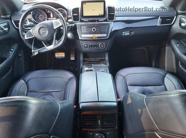 4JGDA6EB2KB202949 2019 MERCEDES-BENZ GLE Black წინა პანელის ხედი