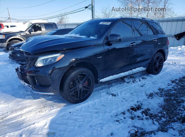 4JGDA6EB2KB202949 2019 MERCEDES-BENZ GLE Black წინა მარცხენა ხედი სამი მეოთხედიდან