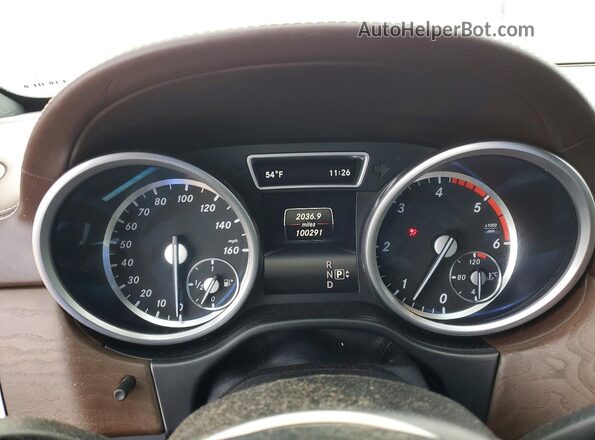 4JGDF2EE8GA683145 2016 MERCEDES-BENZ GL-CLASS Black Vista del cuadro de instrumentos