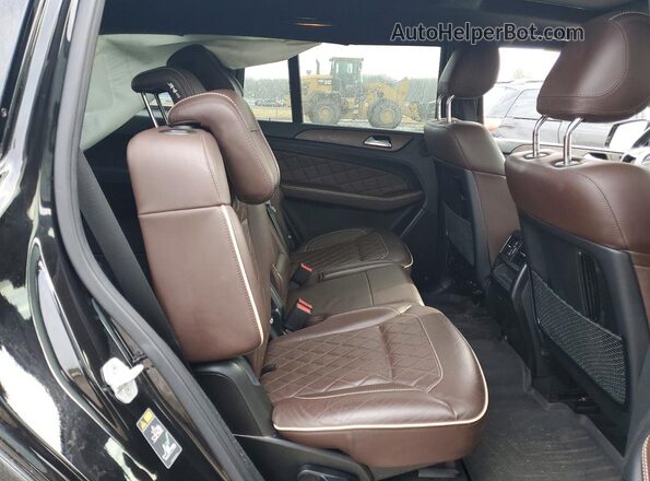4JGDF2EE8GA683145 2016 MERCEDES-BENZ GL-CLASS Black Vista interior trasera