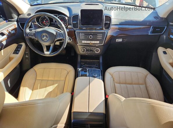 4JGDF6EE0KB212858 2019 MERCEDES-BENZ GLS Black Вид панелі приладів