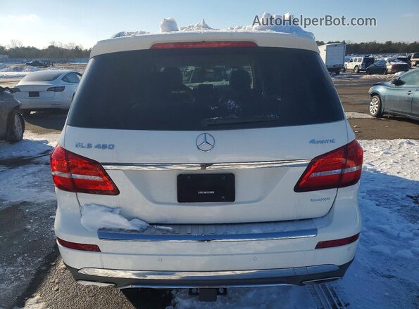 4JGDF6EE0KB237338 2019 MERCEDES-BENZ GLS White Вид ззаду