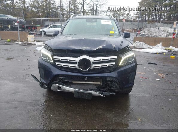 4JGDF6EE1JB159991 2018 MERCEDES-BENZ GLS 450 Синий Вид спереди