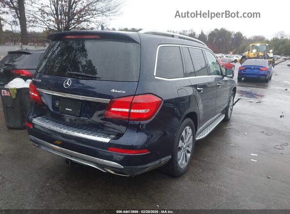 4JGDF6EE1JB159991 2018 MERCEDES-BENZ GLS 450 Синий Задняя правая четверть