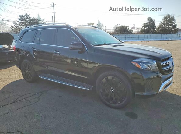 4JGDF6EE2HA894866 2017 MERCEDES-BENZ GLS Черный Передняя правая четверть