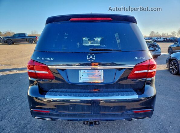 4JGDF6EE2JB178338 2018 MERCEDES-BENZ GLS Черный Вид сзади