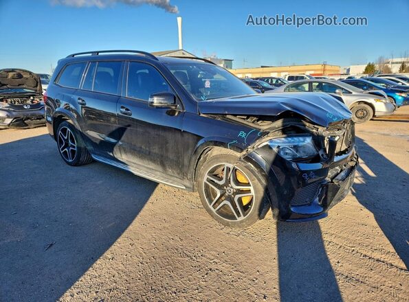 4JGDF6EE2JB178338 2018 MERCEDES-BENZ GLS Черный Передняя правая четверть