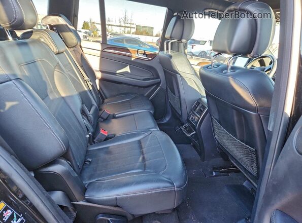 4JGDF6EE2JB178338 2018 MERCEDES-BENZ GLS Черный Вид задней части салона