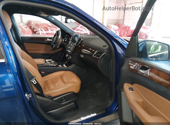4JGDF6EE2KB238300 2019 MERCEDES-BENZ GLS 450 Blue Вид салону спереду