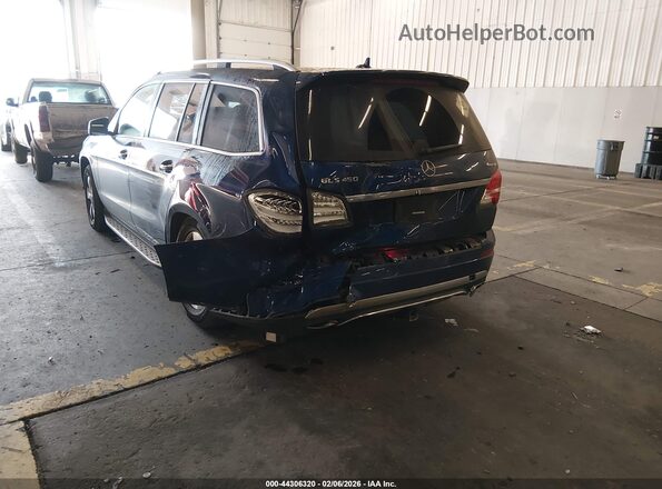 4JGDF6EE2KB238300 2019 MERCEDES-BENZ GLS 450 Blue Задня ліва чверть