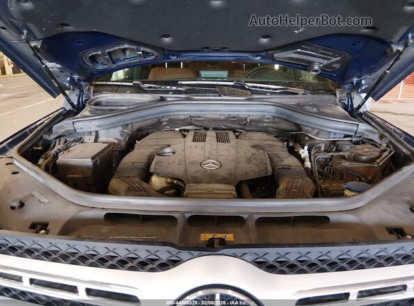 4JGDF6EE2KB238300 2019 MERCEDES-BENZ GLS 450 Blue Вид ззаду