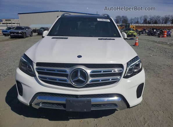 4JGDF6EE3HA870415 2017 MERCEDES-BENZ GLS White Вид ззаду