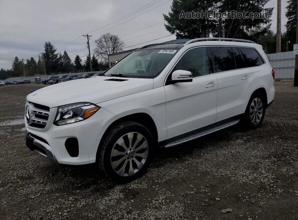 4JGDF6EE3HA975021 2017 MERCEDES-BENZ GLS Белый Передняя левая четверть